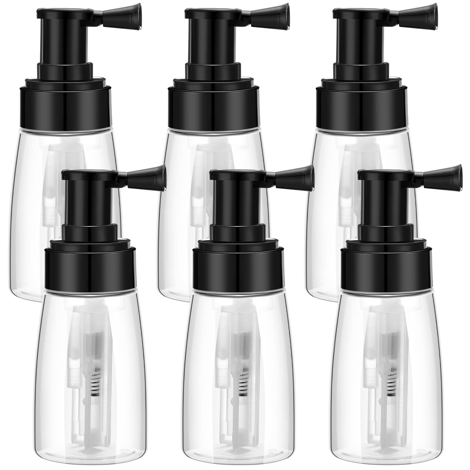Yunlly 6 Pcs Powder Spray Bottle Barber Powder Container Dispenser