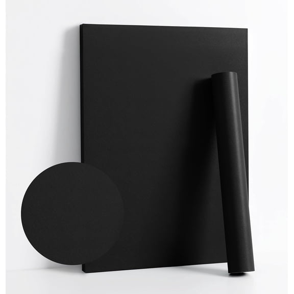 Yunmu Furniture 118''x17.7'' Black Peel and Stick Wallpaper Contact Paper Modern Self Adhesive Wall Paper Removable Renter Friendly Textured Solid Color Shelf Cabinet Vinyl Roll (118''x17.7'',Black)