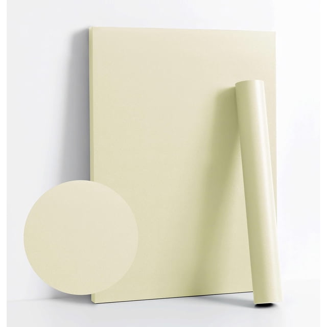 Yunmu Furniture 236''x17.7'' Beige Peel and Stick Wallpaper Contact ...