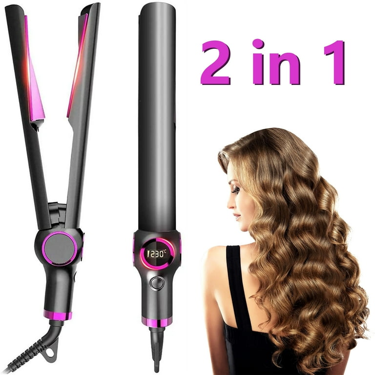 Iron that curls and straightens on sale