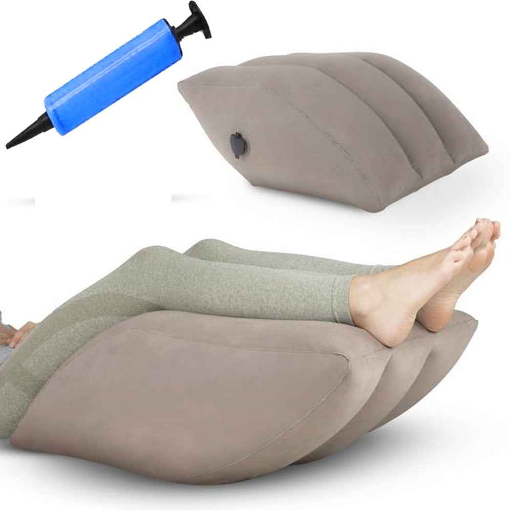 Yunnyp Inflatable Leg Pillow, Portable Wedge Shaped Pillow ,Improves