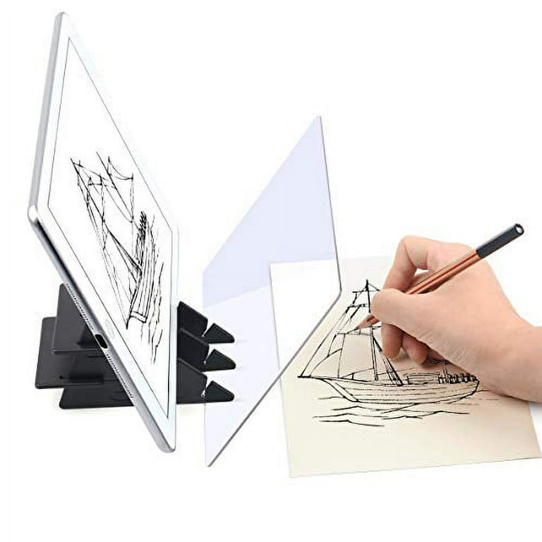 US Art Supply Sketch Master Adjustable Wood Artist Drawing & Sketching  Board With Storage Drawer 