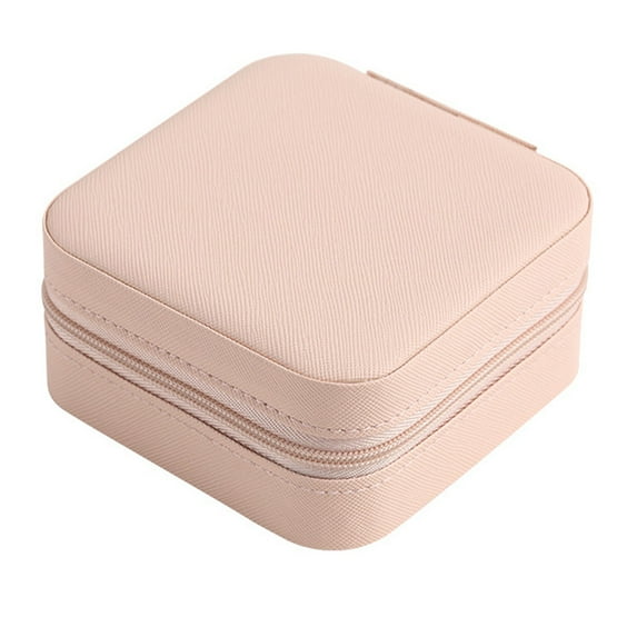 Yunuqso Mini Jewelry Travel Case,Small Travel Jewelry Organizer, Portable Jewelry Box Travel Mini Storage Organizer Portable Display Storage Box For Rings Earrings Necklaces s