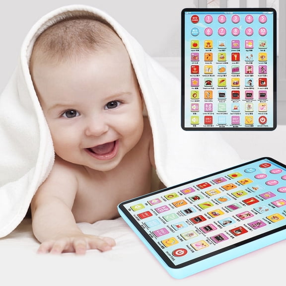 Yunuuuoa 1 Packs Learning Tablet, Interactive Educational Toy for s, Touch Screen ABC Alphabet Numbers Math Games, Early hood Development Electronic Pad, Birthday Gift for