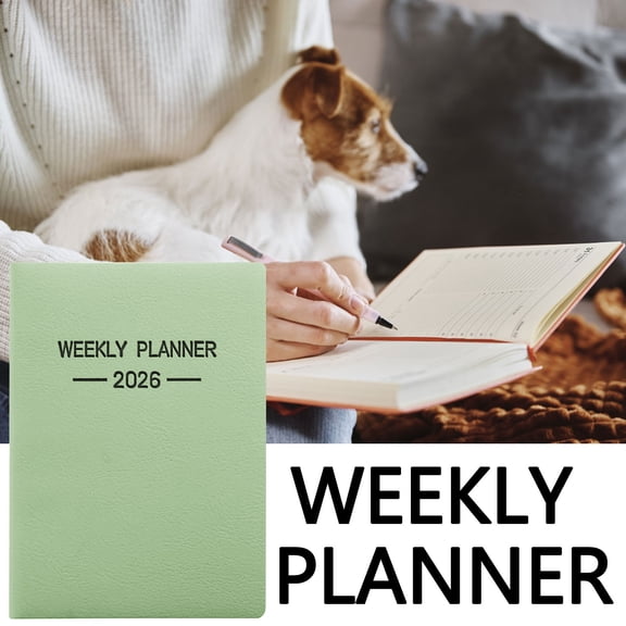 Yunuuuoa 1 Packs Mini Note Organizer, Daily Planner & Travel Journal, Portable A7 Size for Office Home, 64 Sheets 128 Pages, Durable Paper Writing Note for Efficient Scheduling and Note Taking