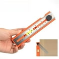 thumbnail image 1 of Yunuuuoa 1 Packs Multifunctional Angle Ruler, Adjustable Square Tool for Woodworking & DIY, Precision Measuring Gauge with Level, Drilling Guide, Carpenter Marking Ruler, Portable Layout Tool, 1 of 7