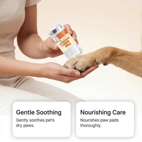 Yunuuuoa 1 Packs Paw Balm Stick for Dogs Cats Moisturizing Cream for Dry Cracked Paws Nose Elbows Protection Natural Pet Care Balm Treatment for Cracked Dry Damaged Paws Paw Pad Healing Ointment