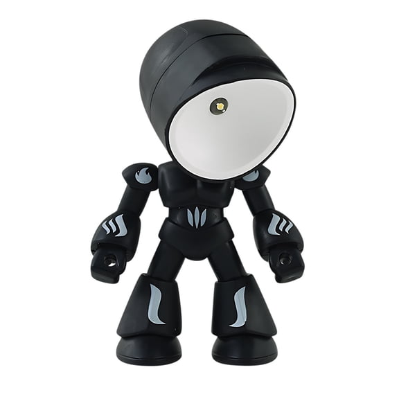 Yunuuuoa 1 Packs Robot Night Light, Magnetic Suction, Adjustable Head, LED Desk Lamp, Cute Pet Ornament, Bedside Reading Light, Portable , Gift for , 's Room Decor, Warm Eye Care Nightlight