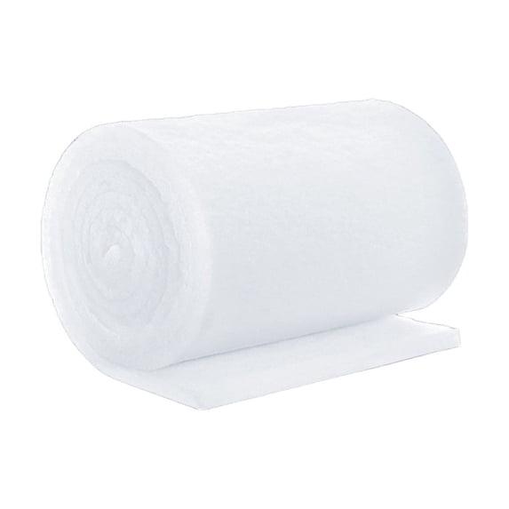 Yunuuuoa 1 Packs White Aquarium Filter Media Pad Polyester Fiber Water Filter for Fish Tank Pond Pump Pre-Filter Reusable Washable Mechanical Filtration