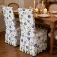 thumbnail image 1 of Yunuuuoa 2 Packs Elastic Chair Covers Full Upholstery Slipcovers Stretch Dining Office Chair Protectors Washable Universal Fit Furniture Covers for Home Hotel Restaurant Easy Installation Anti-Slip, 1 of 7