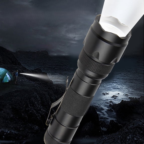 Yunuuuoa 2 Packs Rechargeable Flashlight 1200 Lumens High Power LED Light 5 Modes Adjustable Waterproof Long Range Outdoor Camping Hiking Emergency Flashlight with Type C Charging