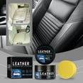 thumbnail image 1 of Yunuuuoa 3 Packs Leather Repair Cream, Leather Conditioner & Cleaner for Car Seats Furniture Bags, Multi-Purpose Stain Remover, Restores Scratches Cracks, Protective Care Kit with Sponge Applicator, 1 of 9