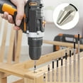 thumbnail image 1 of Yunuuuoa 5 Packs Anti-Slip Screwdriver Bits Set Hex Head Drill Attachment for Secure Fastening Home Repair and DIY Projects Durable Steel Construction Non-Slip Grip, 1 of 7