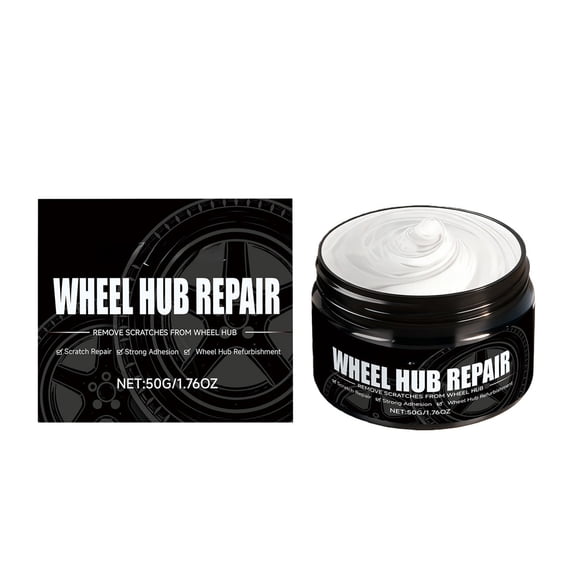 Yunuuuoa 5 Packs Wheel Rim Scratch Repair Paste Alloy Wheel Polishing Compound Car Detailing Kit for Hub Refurbishment and Brightening Automotive Metal Surface Restoration