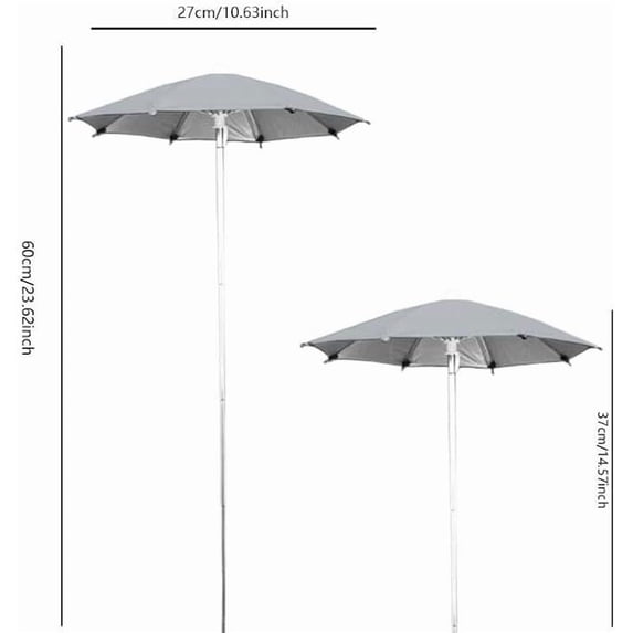 Yunuuuoa Adjustable Plant Umbrella Sun Shade Cover UV Protection Outdoor Garden Patio Plant Protector Reusable Easy Install Lightweight Durable