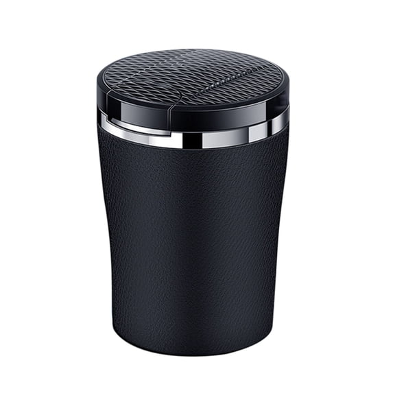 Yunuuuoa Automatic Car Ashtray with Anti-Fly Ash & Smoke Extinguishing, High-End Auto Open Lid, Secure Anti-Drop Design for Clean Vehicle Interior, Car Accessories for Smokers