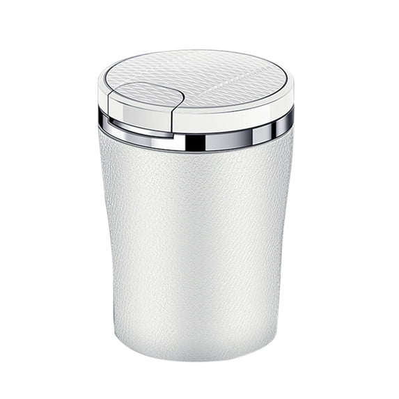 Yunuuuoa Automatic Car Ashtray with Anti-Fly Ash & Smoke Extinguishing, High-End Auto Open Lid, Secure Anti-Drop Design for Clean Vehicle Interior, Car Accessories for Smokers