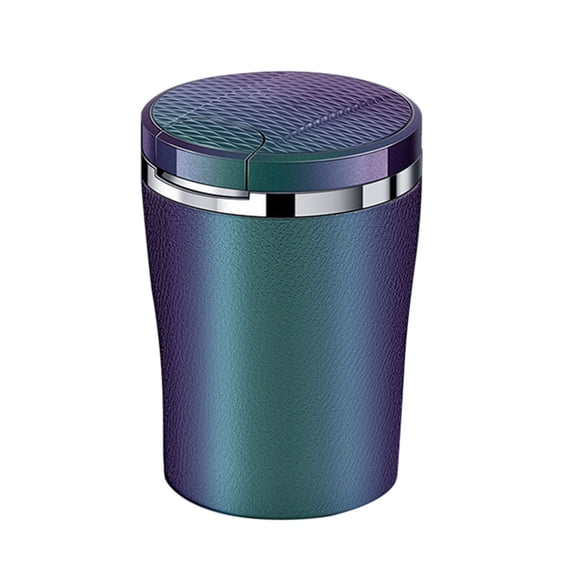 Yunuuuoa Automatic Car Ashtray with Anti-Fly Ash & Smoke Extinguishing, High-End Auto Open Lid, Secure Anti-Drop Design for Clean Vehicle Interior, Car Accessories for Smokers
