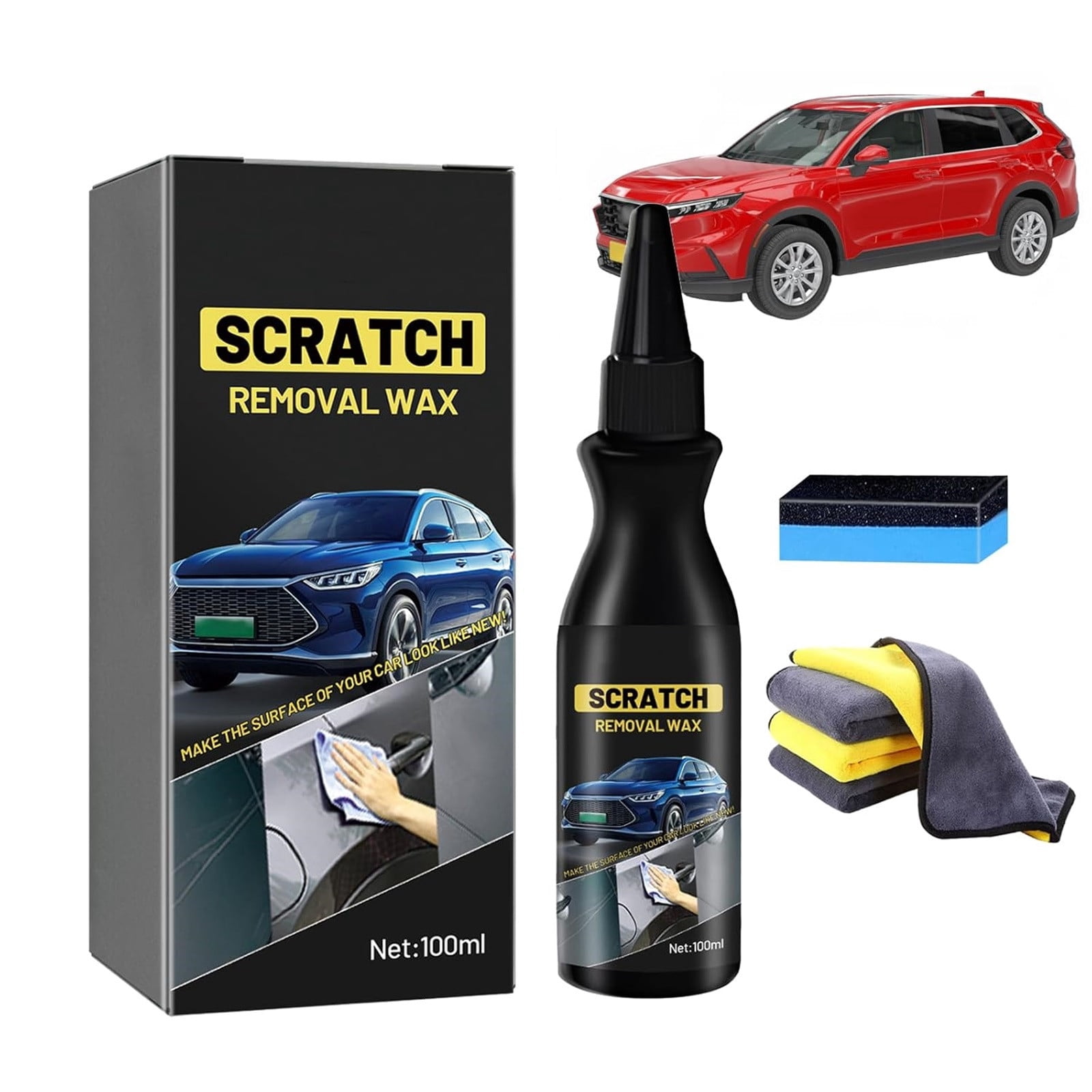 Kit Scratch Out Yunuuuoa Car Scratch Repair Paste, Scratch Remover for Cars, Automotive ...