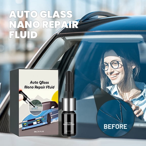 Yunuuuoa Car Windshield Repair Kit - Nano Technology Crack Fix Adhesive, DIY Glass Restoration Fluid for Automotive Windscreen Damage, Quick Drying, High Strength Bond, Vehicle Maintenance Solution