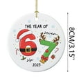 thumbnail image 1 of Yunuuuoa Christmas Six And Sevens Theme Ornaments Festive Hanging Decorations Whimsical Tree Decor Unique Holiday Party Home Accents, 1 of 6