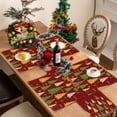 thumbnail image 1 of Yunuuuoa Christmas Table Runner and Placemats Set Holiday Dining Decor Linen Textured Party Table Cover Washable Festive Tableware for Home Restaurant Seasonal Celebration, 1 of 6