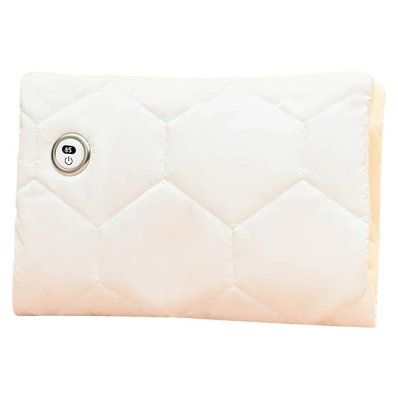 Yunuuuoa Dual-Sided Heating Pad with LCD Display & Temperature Control - Portable Electric Warmer for Hands, Stomach, Leg Pain Relief - Fast Heating Graphene Technology - Home Office Travel Use