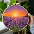 thumbnail image 1 of Yunuuuoa Embroidery Kit for Beginner Adults with Flower Pattern – Complete Cross Stitch Kits for Adults Including Stamped Fabric, Hoop, Threads, Needles & Instructions – DIY Hand Sewing Craft Set, 1 of 7