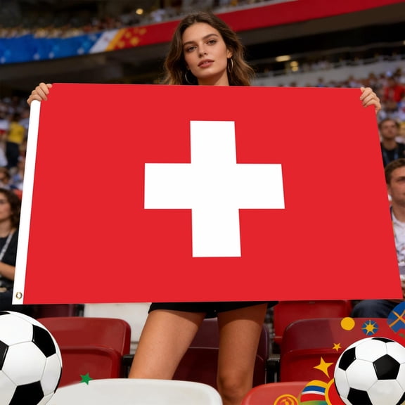 Football Fan Flags Large 90x150cm Sports Celebration Supplies for Watching Matches Themed Parties Bar Decorations Waving Banner