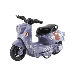 Yunuuuoa Friction Powered Pull Back Toy Motorcycle with Moving Parts, Rechargeable Ride On Car for Play, Flip Up Seat and Non Slip Wheels, Action Toy Vehicle for Fun and Imagination