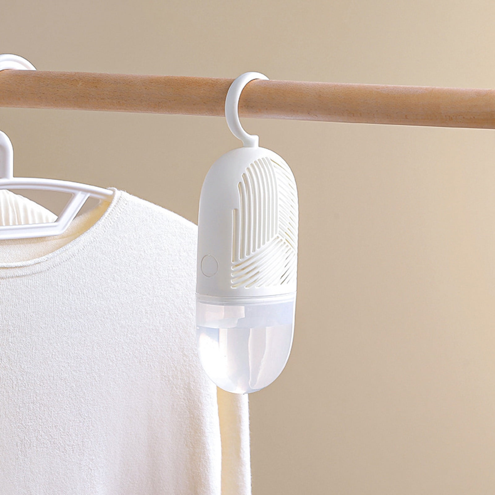 View of Yunuuuoa Hanging Dehumidifier Bag for Closet Basement Laundry Room ...