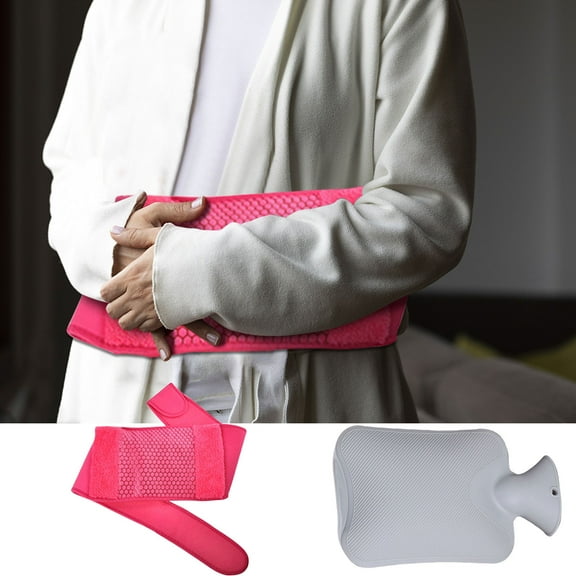 Yunuuuoa Hot Water Bottle for Pain Relief Reusable Heating Pad Muscle Cramps Menstrual Cramps Arthritis Therapy Cold Compress Warm Belt