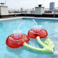 thumbnail image 1 of Yunuuuoa Inflatable Pool Drink Float Tray with Double Cup Holders for Beverages, Water Party and Beach Summer Relaxation, PVC Floating Cooler Caddy for Drinks by Pool, 1 of 6