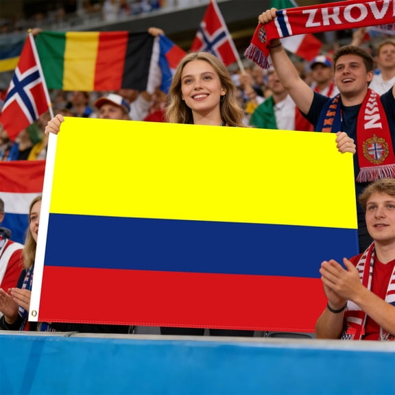 Yunuuuoa Large Football Fan Flags for Watching Games, Themed Party Decorations, Sports Bar Atmosphere,90x150cm Waving Flag for Fan Celebration Supplies,Parades,International Events, Cultural Parties