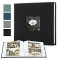 thumbnail image 1 of Photo Album with Linen Cover, Acid-Free PVC-Free Pages, 200 Photo Capacity, Memory Book for Wedding, Travel, Family Events, Scrapbooking, DIY Customizable Photo Display Album, 1 of 2
