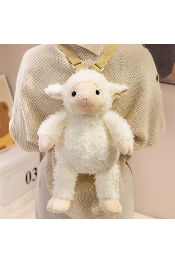 Plushie Toy Backpack Stuffed Animal with Straps Cute Forest Animals Shaped Soft Backpack for Birthday Gift Playdates Travel Lightweight Durable
