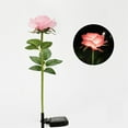 thumbnail image 1 of Yunuuuoa Solar Rose Garden Lights Waterproof Outdoor Decor Auto On/Off Solar Powered LED Flower Lights for Yard Pathway Landscape, 1 of 6