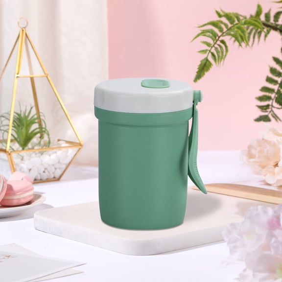 Yunuuuoa Stainless Steel Insulated Soup Cup with Lid and Spoon, Leakproof Thermal Food Container, Portable Soup Thermos for Office, Travel, Picnic, BPA-Free Vacuum Flask