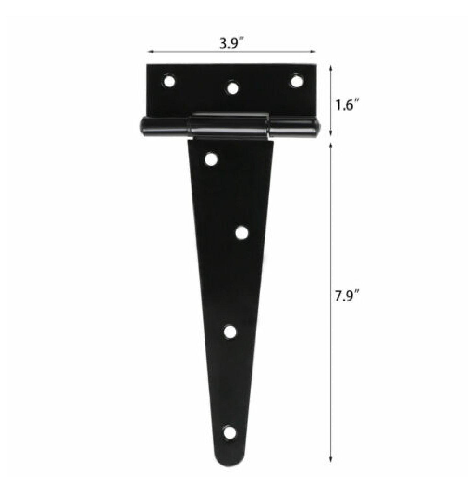Heavy Duty 6 T Hinge, Strap Hinge with Screws, Gates, coops