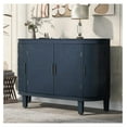 Yunwen Solid Wood Accent Sideboard Storage with Artificail