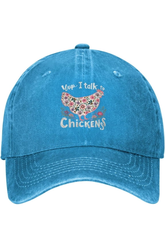 Yup I Talk to Chickens Hat Women Baseball Hat Cool Caps