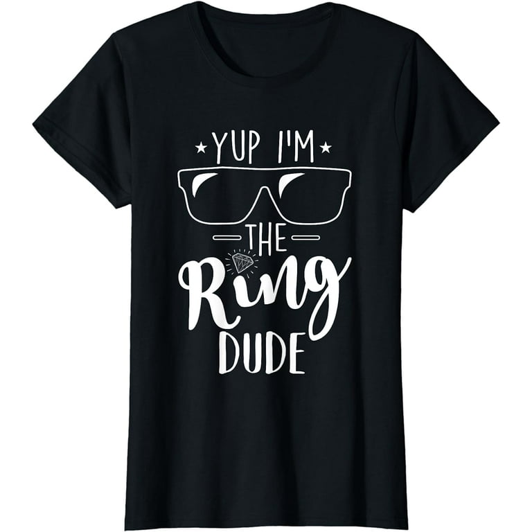 The Ring Dude T-Shirt Bearer Wedding Gift Shirt The Ring Dude T-Shirt Bearer Wedding Gift Shirt