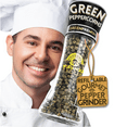 thumbnail image 1 of Yupanqui Green Peppercorns Organic, GOURMET FLAVOR for Italian Cooking, 2.1oz Glass Pepper Grinder, 1 of 14