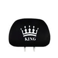 thumbnail image 1 of Yupbizauto Fun Car Truck SUV Van Seat Headrest Cover Embroidery (King), 1 of 3