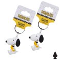 thumbnail image 1 of Yupbizauto Peanuts Snoopy & Woodstock 3D Keychain with Little Tree Air Freshener – Officially Licensed Car Key Ring Bundle Gift Set for Bags, Keys & Backpacks, 1 of 9