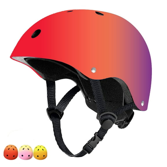 Yuphony Bike Helmet Toddler Helmet Ages 2-8 Years Old Boys Girls Multi-Sport Helmet Adjustable Cycling Multi-Sport for Football Roller Skating Scooter Red