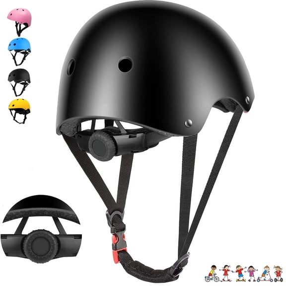 Yuphony Kids Bike Helmet Adjustable Toddler Helmets for Ages 5-14 Years Boys Girls Multi-Sport Kids Helmet for Bicycles Skateboarding Scooter Balance Bike