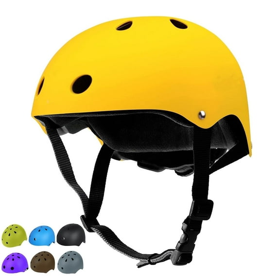Yuphony Kids Bike Toddler Helmet Ages 2-8Years Boys Girls Multi-Sport Children Helmets Adjustable Cycling for Football Roller Skating Scooter Yellow
