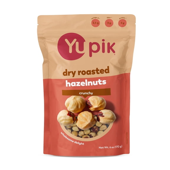 Yupik Dry Roasted Hazelnuts Gluten Kosher Nuts Filberts 6 Oz