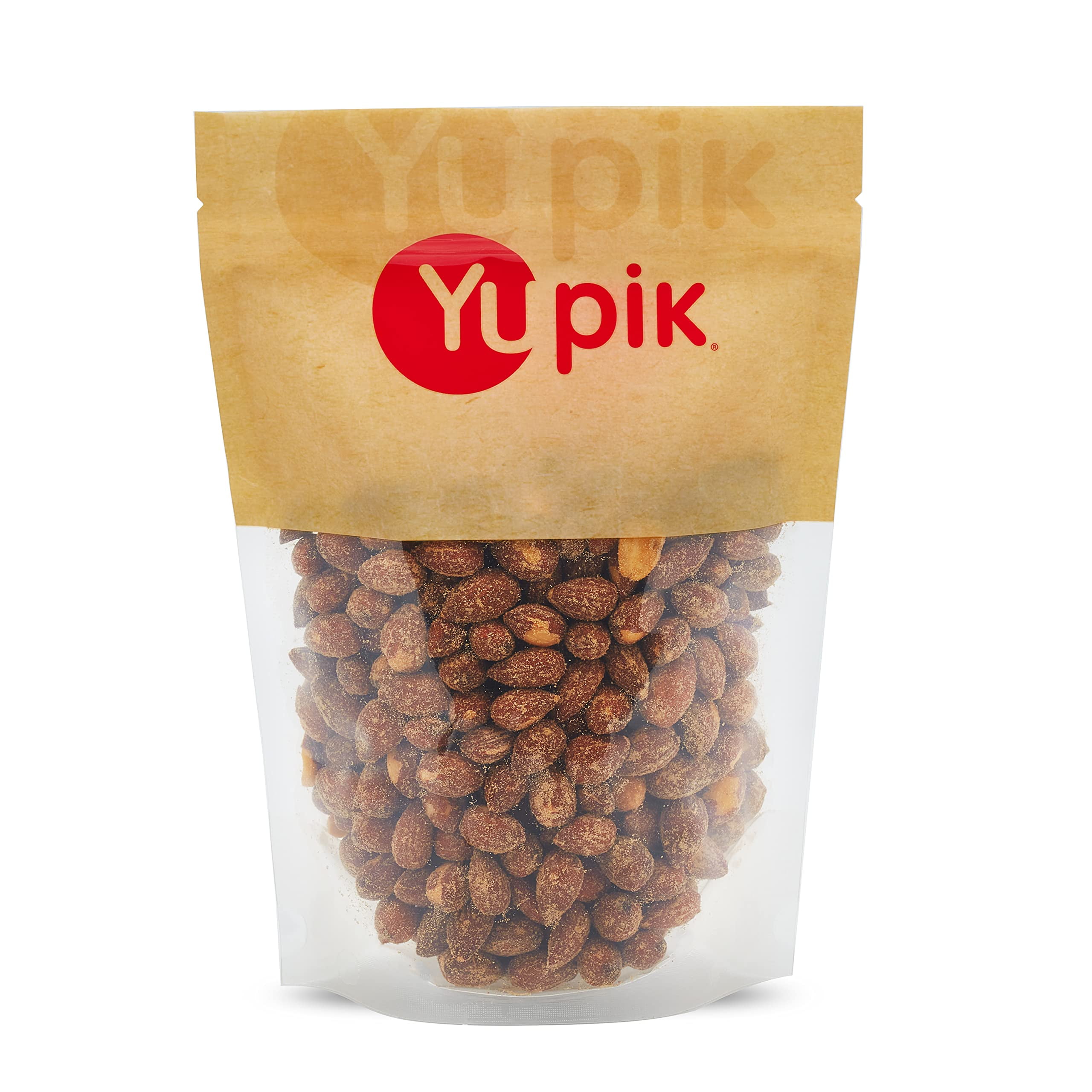 Yupik Jalapeno Cheddar Flavored GP27&nbsp;Roasted Almonds, 1 lb, Vegan, Savory Smokey Flavored Nuts, Non GMO, No Preservatives or Artificial Flavors